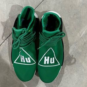 Adidas x Pharrell Williams solar Hu green size 12 men's (no box)